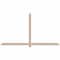 Ekena Millwork Eugene Smooth Timber Gable Bracket, Douglas Fir, 96"W x 52"H x 3 1/2"D x 3 1/2"F, 13/12 Pitch GBW096X52X0404EUG00SDF - alternate 1